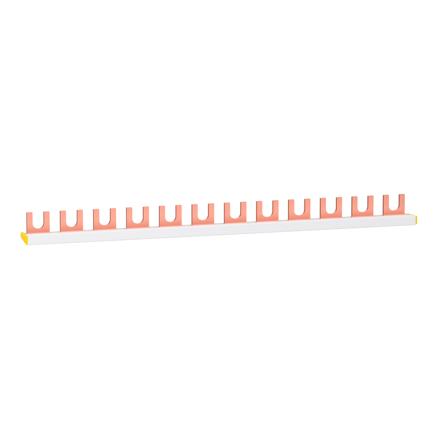 Jeu de barres de phase Prisma P Resi9, 63A, Resi9 - peigne de raccordement - 1L - 18mm pas - 12 Modules - 63A – Schneider Electric R9XFH112 – lot de 10