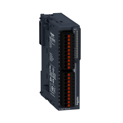 Module de sorties TOR Modicon TM3, IP20, 10×1.5mm² amovible ressort bornier avec pas 3.81mm réglage pour Outputs – Schneider Electric TM3DQ16TG