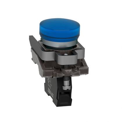 Voyant lumineux Harmony XB4, 120V AC, 22.5mm, Blue, IP66 – Schneider Electric XB4BVG6