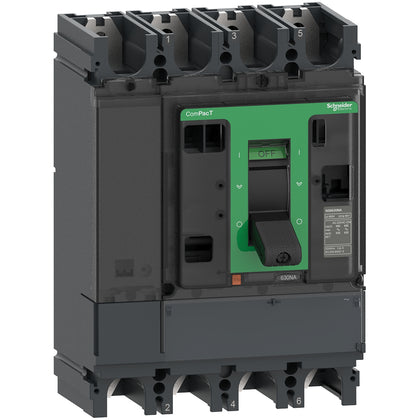 Interrupteur-sectionneur ComPact NSX NSX400NA, 4P, 400A, 690V AC, IP40 – Schneider Electric C404400S