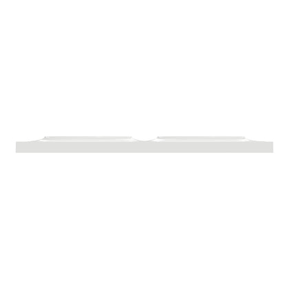 Cadre de recouvrement pour appareillage domestique , blanc, Odace Styl 2 horizontal ou vertical station plaque 71mm O.c. – Schneider Electric S520704