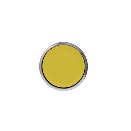 Tête pour bouton-poussoir non lumineux Harmony XB4, 22.5mm, IP66, jaune, rappel par ressort, CAD hors tout profondeur: 28mm – Schneider Electric ZB4BA5