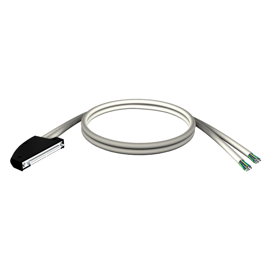 Programmable logique contrôleur raccordement câble Modicon X80 I/Os, 3 m, 1 connecteur 40 voies, nombre de fils: 40 – Schneider Electric BMXFCW303