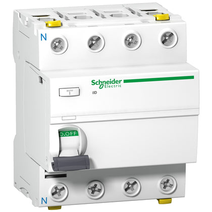 Disjoncteur A-SI, 4P, 100A, 100mA – Schneider Electric A9Z32491