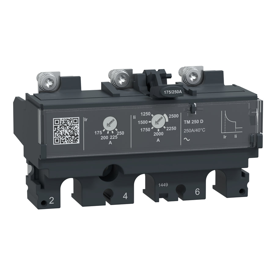 Schneider ComPacT NSX - Déclencheur TM-D 250A 3P3D pour NSX250 - C253TM250