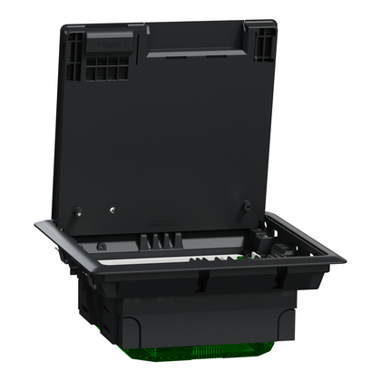 Service boîte pour installation en faux plancher Unica système+, IP24, sol boîte M plastique 4 module – Schneider Electric INS52120