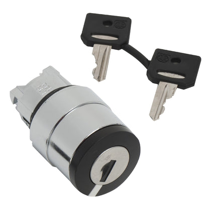 Tête de sélecteur à clé Harmony XB4 avec, 3 position, 22mm, IP66, type de Keylock: clé 3131A – Schneider Electric ZB4BG020