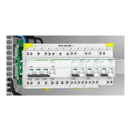 Disjoncteur miniature Acti9 iC40N, 4 A, 1P+N, courbe C, 6 kA – Schneider Electric A9P54604