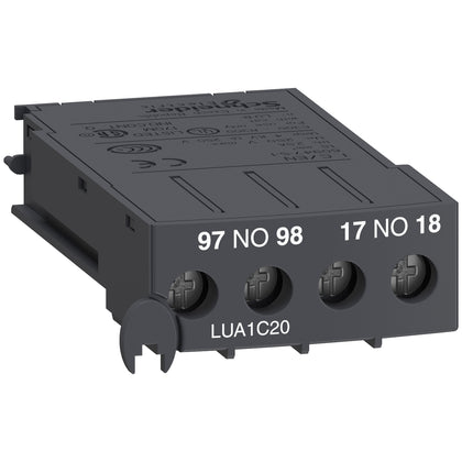 Contact auxiliaire TeSys Ultra LUA, 2NO, 250 V AC – Schneider Electric LUA1C20