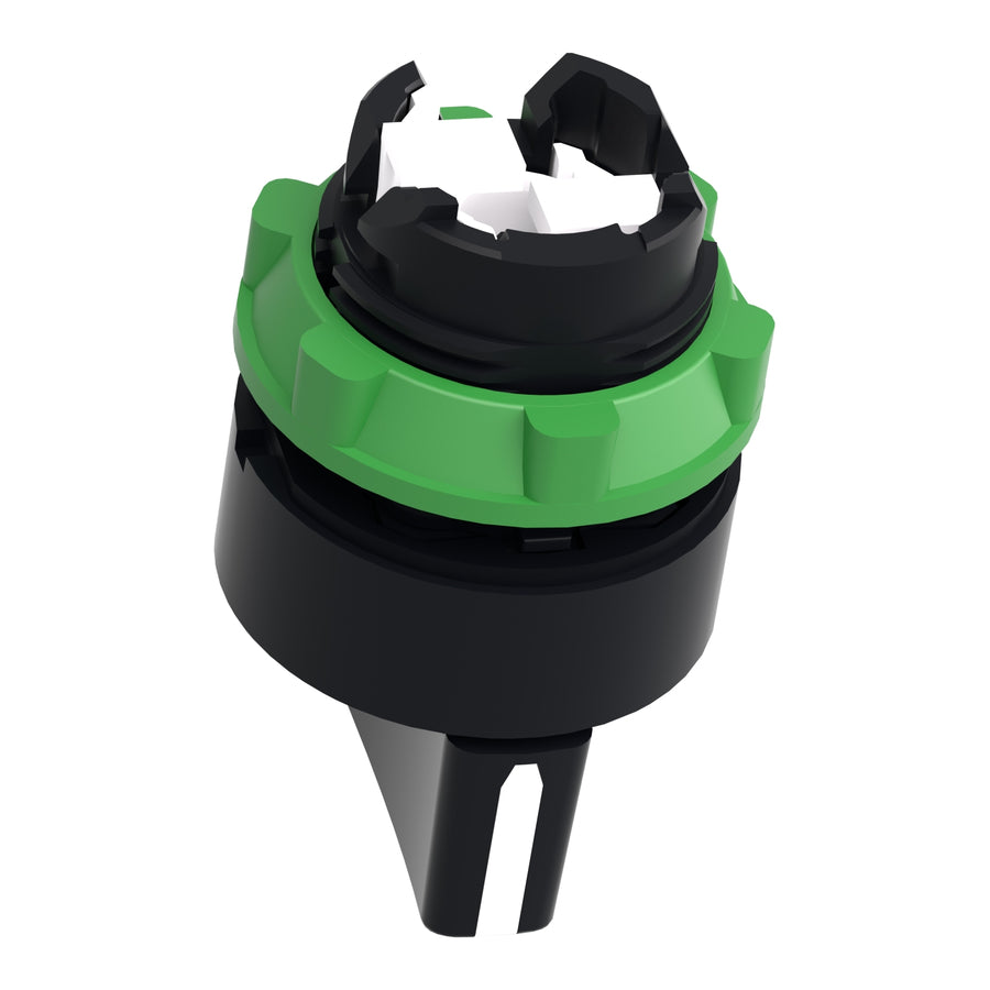 Tête de sélecteur Harmony XB5, 3 positions, 22mm, IP67, noir, rappel par ressort, CAD hors tout hauteur: 29mm – Schneider Electric ZB5AD5