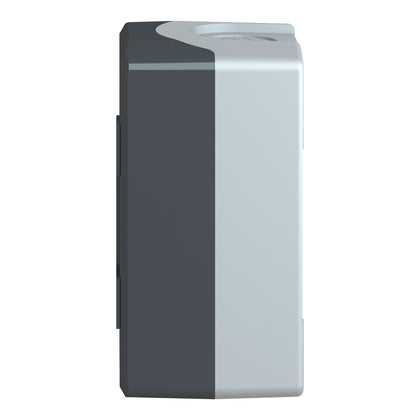 Poste de commande vide Harmony XALD, gris, IP66, polycarbonate, 2 coupure–outs, code de composition électrique: MF1 – Schneider Electric XALD02