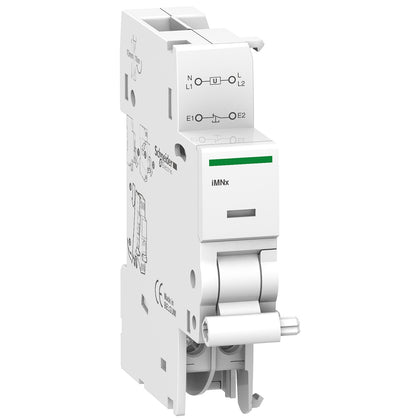 Déclencheur à minimum de tension Acti9 iC60, 220–240 V AC, blanc, avec externe Feeding – Schneider Electric A9A26969