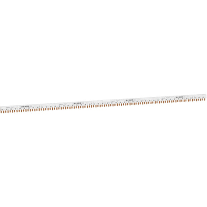 Phase jeu de barres Acti9 iC40, 80 A, peigne jeu de barres, 1L+N, 9 mm Pitch, 48 modules, 80 A – Schneider Electric A9XPC648