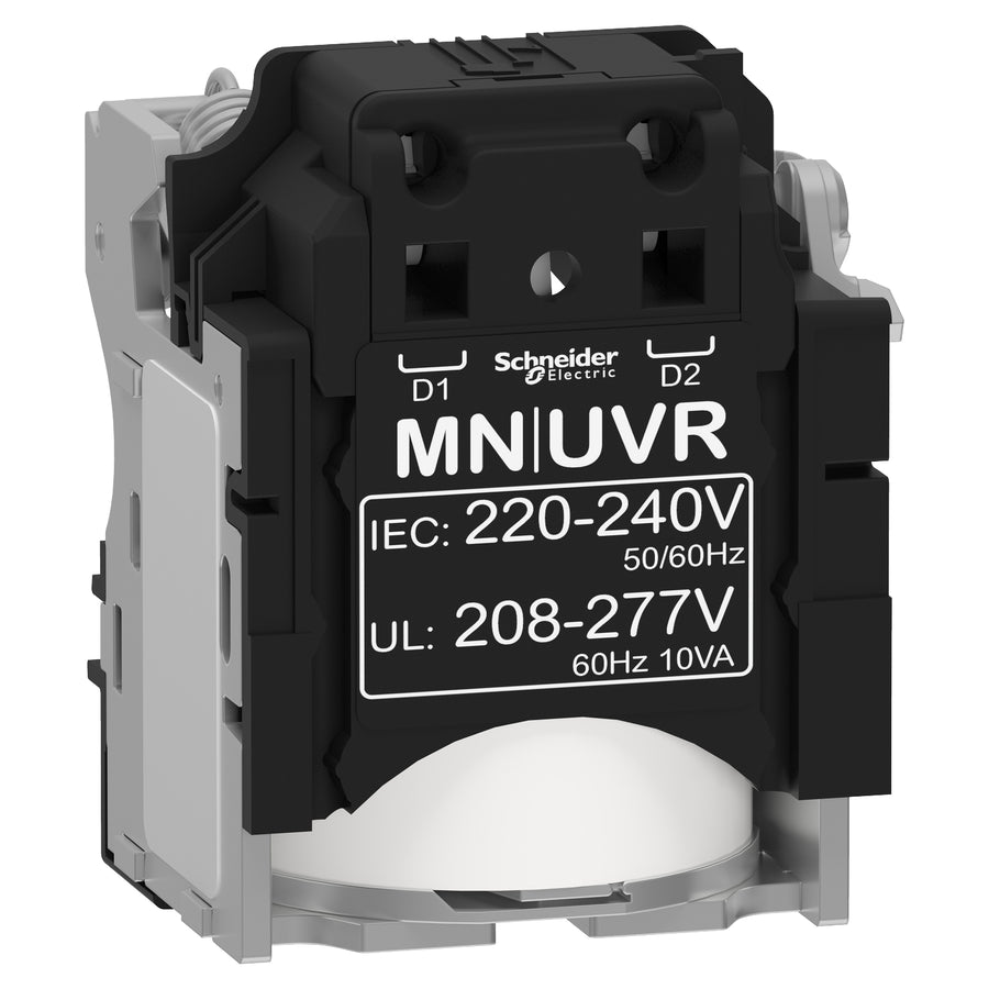 Déclencheur à tension ComPact NSX, 240 V AC, fonctionnement seuil: 0.35–0.7 X Un ouverture – Schneider Electric LV429407