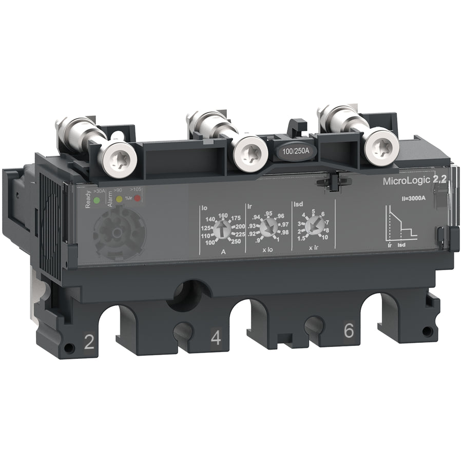 Schneider ComPacT NSX - Déclencheur MicroLogic 2.2 40A 3P3D pour NSX100-250 - C1032D040