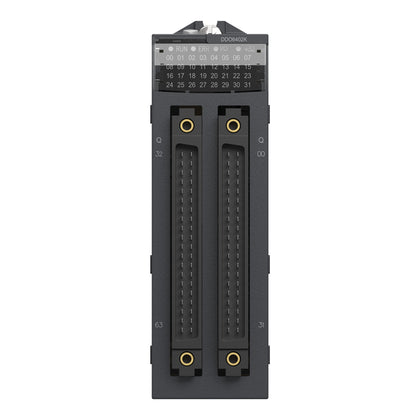 Module de sortie TOR Modicon X80 I/Os, 24 V DC, IP20, Mtbf Reliability: 150000h, X80 - 64 sorties - 24 V DC Positive / X80 - 64 sorties - massif état - 24 V DC Positive – Schneider Electric BMXDDO6402K