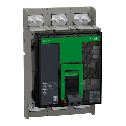 Disjoncteur de puissance NS1250N, 3P, 50kA, 1.25kA, 1250A fixe manuel 2.0 – Schneider Electric C125N320FM
