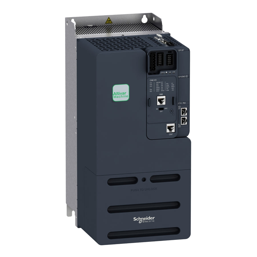Variateur de vitesse Altivar Machine ATV340, 22 kW, 60.1 A, 400 V, IP20, Modbus TCP – Schneider Electric ATV340D22N4E