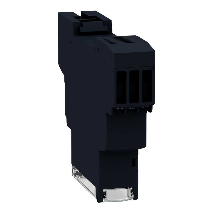 Relais temporisé modulaire Harmony, 8A, 24V DC, 1CO, 1s–100h, IP20, 6–60s, C–arrêt–temporisation relais withControl signal–1CO – Schneider Electric RE17RCMU