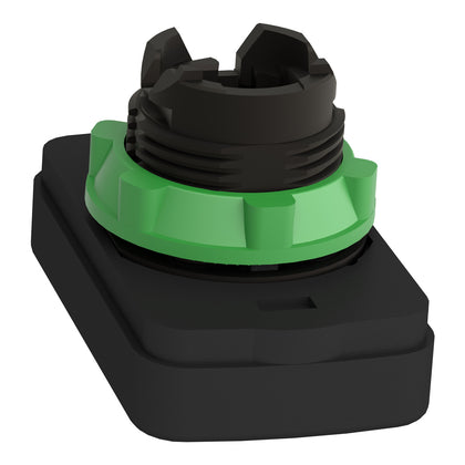 Tête pour lumineux à double tête bouton-poussoir Harmony XB5, 22mm, rouge, IP66, CAD hors tout profondeur: 30mm, intégré LED, vert, CAD hors tout hauteur: 50mm, CAD hors tout largeur: 30mm – Schneider Electric ZB5AW7A3741