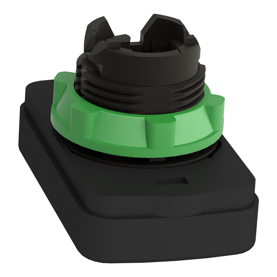 Tête pour lumineux à double tête bouton-poussoir Harmony XB5, 22mm, rouge, IP66, CAD hors tout profondeur: 30mm, intégré LED, vert, CAD hors tout hauteur: 50mm, CAD hors tout largeur: 30mm – Schneider Electric ZB5AW7A3741
