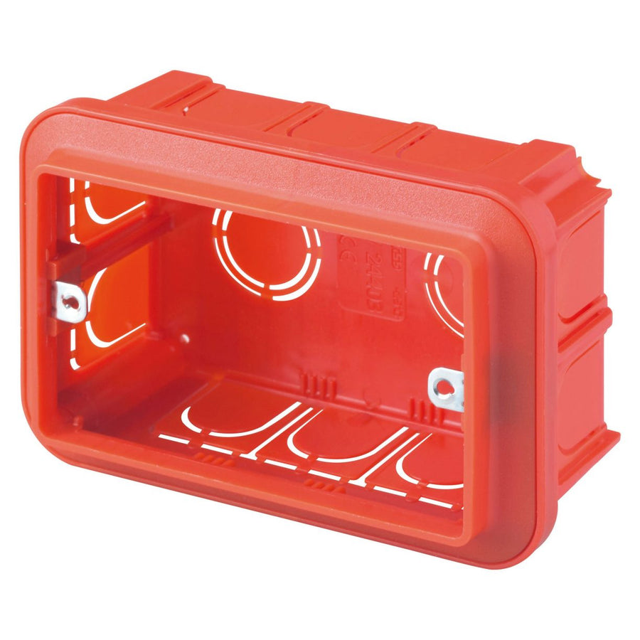 Encastré montage boîte 3 postes – GEWISS GW24403 – lot de 15