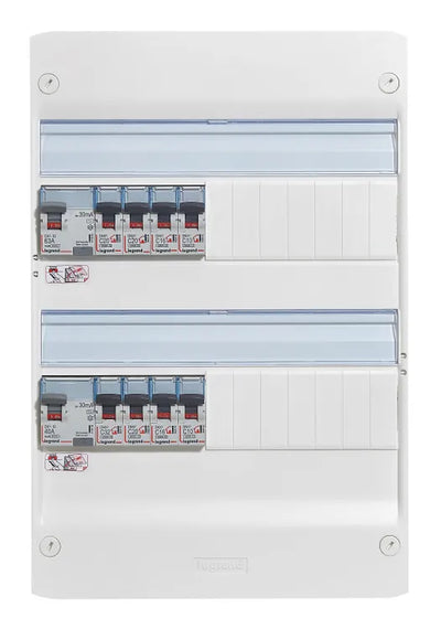 Tableau électrique équipé et précablé 2 rangées 26 modules Driva