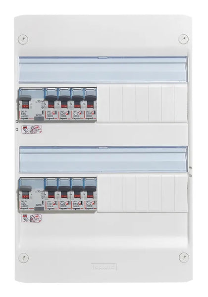 Legrand - Tableau électrique équipé et précâblé - spécial pour logement T1 ou T2