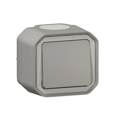 Interrupteur complet va-et-vient, LEGRAND Plexo, gris
