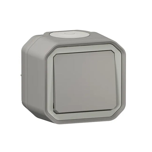 Interrupteur complet va-et-vient, LEGRAND Plexo, gris