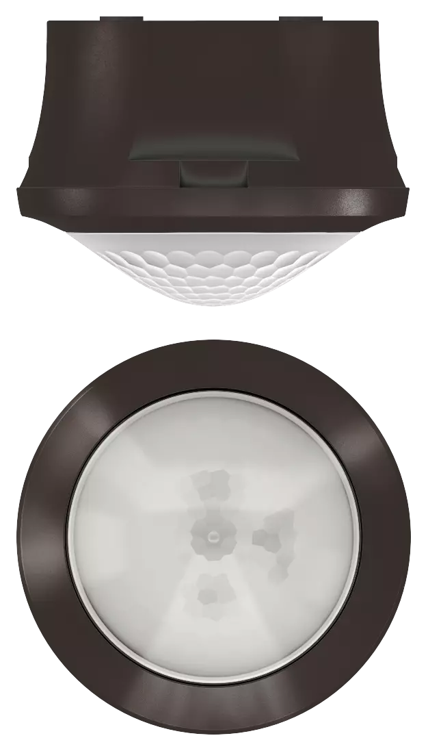 Détecteur de présence theRonda S360-100 AP BK, 360°, 50 m² (Ø 8 m), 230 V AC, montage en saillie au plafond, IP54 (à l’état monté) – Theben 2080552