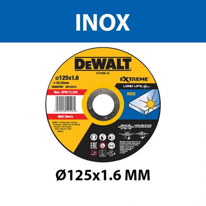 Disque à tronçonner Inox Ø 125 mm DEWALT