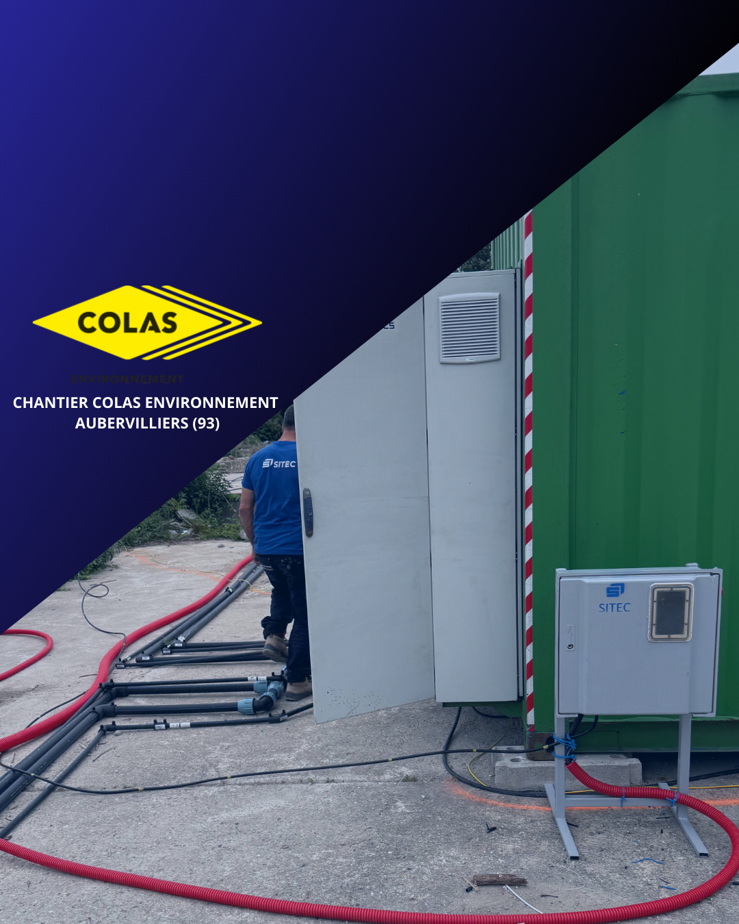 Chantier Colas Environnement — Aubervilliers (93)