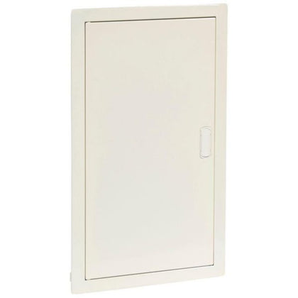 Porte en acier pour armoire 3 rangées × 12 modules IP40, montage encastré, largeur 330mm, hauteur 555mm, profondeur 90mm – Legrand 001533