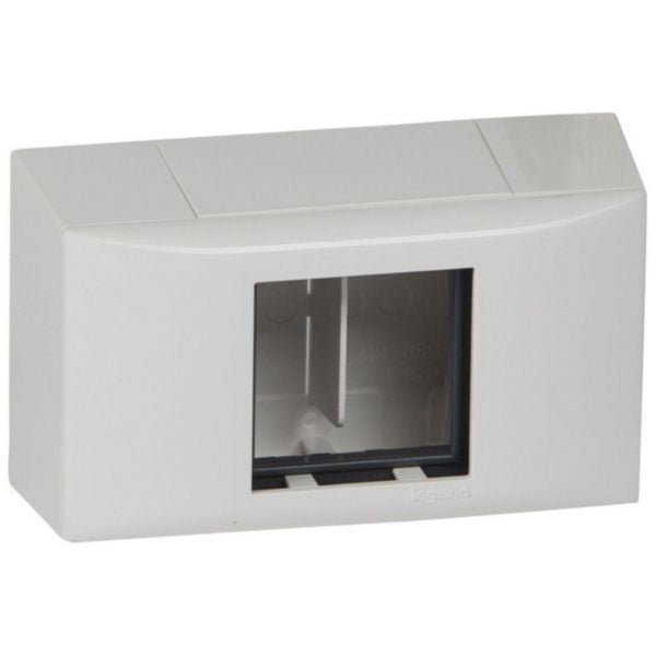 Cadre de finition DLPlus Mosaic D20mm, 2M, H12.5mm, blanc pur, RAL 9003 – Legrand 031611 – lot de 10