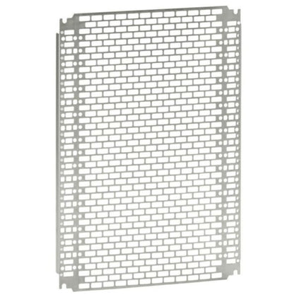 Plaque de montage perforée accessoires Atlantic & Marina 400 mm, en acier, 500 mm – Legrand 036015