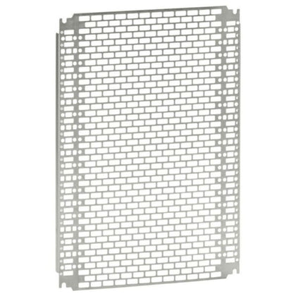 Plaque de montage perforée accessoires Atlantic & Marina 400 mm, en acier, 600 mm – Legrand 036016