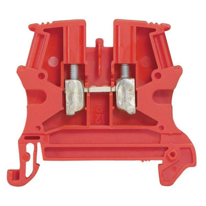 Bornier Viking 3 coloris rouge, 24A, 800V, connexion à vis, rail DIN 35mm – Legrand 037130 – lot de 60