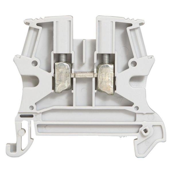 Bornier Viking 3 coloris gris, 24A, 800V, connexion à vis, rail DIN 35mm – Legrand 037160