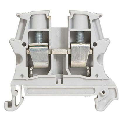 Bornier Viking 3 coloris gris, 57A, 800V, connexion à vis, rail DIN 35mm – Legrand 037163