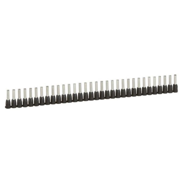 Embouts Starfix en bandes 1,5 mm², coloris noir, cuivre, en polypropylène, longueur 8 mm – Legrand 037664