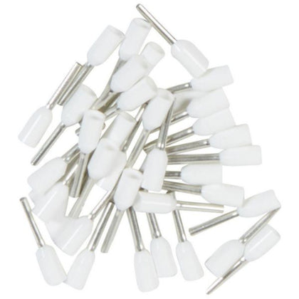 Embouts Starfix 0,5 mm², coloris blanc, cuivre, en polypropylène, longueur 8 mm – Legrand 037761 – lot de 1000