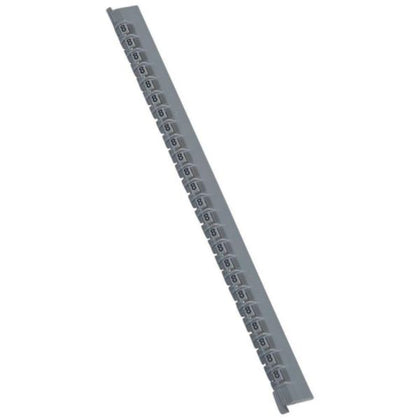 Repère de câble Memocab, coloris gris, numéro 8, 2,2 mm, en plastique, 2,3 mm – Legrand 037804 – lot de 600