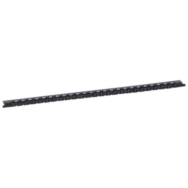 Repère de câble Memocab, coloris noir, numéro 0, 2,2 mm, en plastique, 2,3 mm – Legrand 037809 – lot de 600