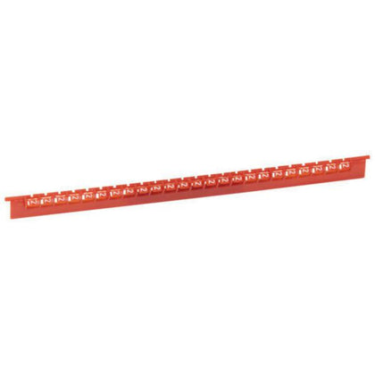 Repère de câble Memocab numéro 2, 2,2 mm, en plastique, coloris rouge, 2,3 mm – Legrand 037810 – lot de 600
