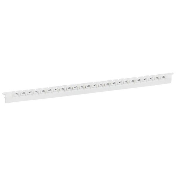 Repère de câble Memocab, coloris blanc, coloris noir, lettre O, en plastique, 0.8 - 2,2 mm, V – Legrand 037847 – lot de 240