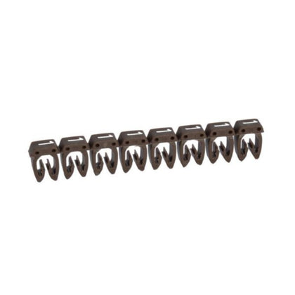 Repère de câble CAB 3 0.8 - 1,4 mm, en plastique, 2 - 3,2 mm, coloris brun, 3 mm – Legrand 038211 – lot de 1200