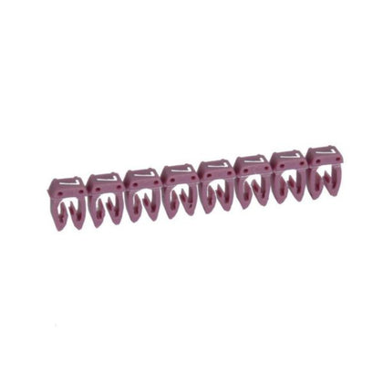 Repère de câble CAB 3, violet, 0.8 - 1,4 mm, en plastique, 2 - 3,2 mm, 3 mm – Legrand 038217 – lot de 1200