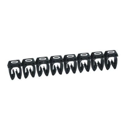 Repère de câble CAB 3 2.3 - 2,8 mm, en plastique, 3.8 - 5 mm, coloris noir, 3 mm – Legrand 038230