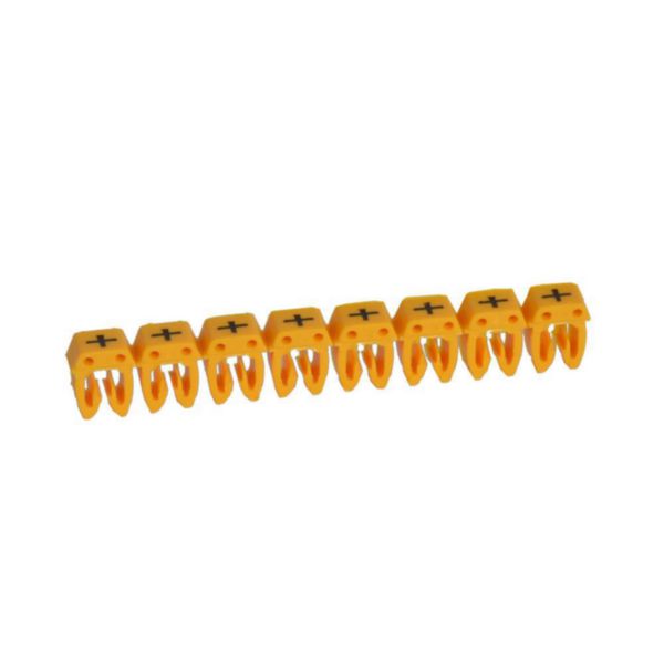 Repère de câble CAB 3 2,5 mm, coloris jaune, 1,8 mm, en plastique, 3,9 mm – Legrand 038282